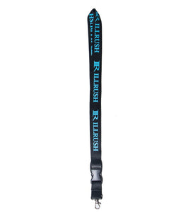 NEON BLUE ILLRUSH LANYARD